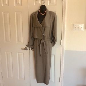 J. Gallery Classic Trench Sz 14